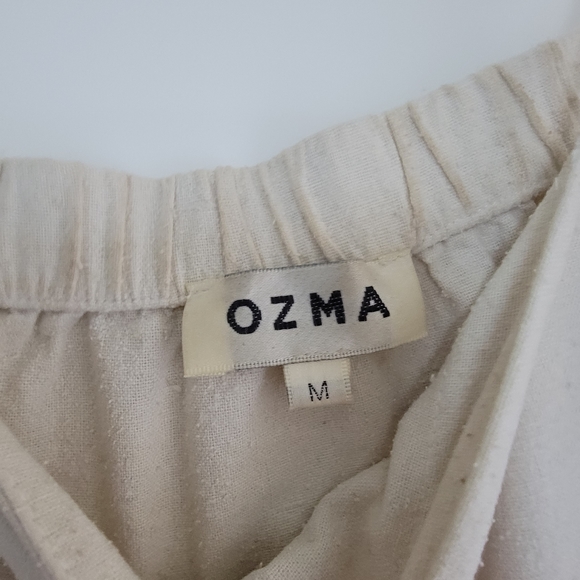 Ozma of California silk noir crop top - Picture 2 of 2